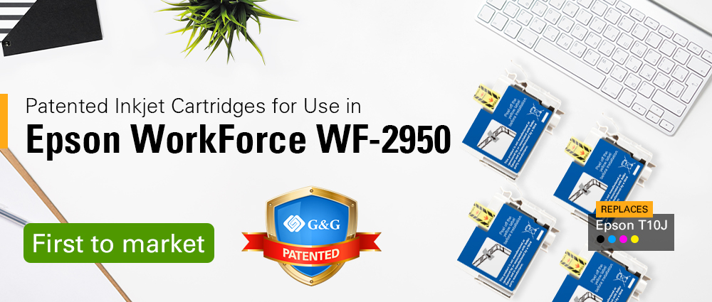 The Patented Inkjet Cartridges for use in the Epson WorkForce WF-2950 series printers