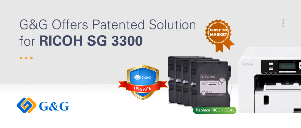G&G Patented Ink Cartridges for use in RICOH SG 3300/2300