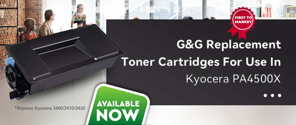 G&G replacement toner cartridges for use in Kycoera ECOSYS PA4500x (EMEA) series printers
