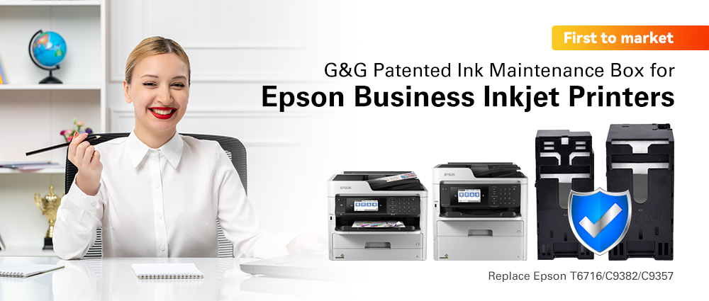  G&G’s first-to-market, patented ink maintenance boxes