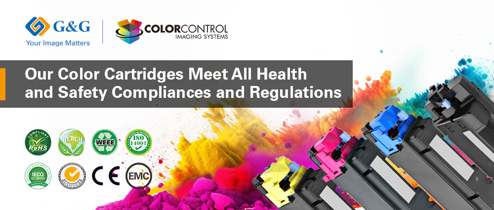 G&G Color Cartridges Meet All Health and Safety Compliances and Regulations
