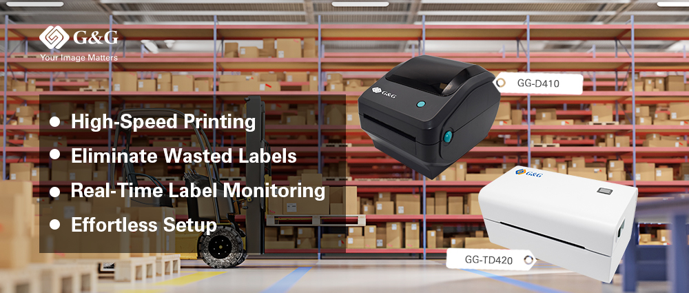 GG-D410 and GG-TD420 Label Printers