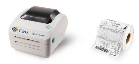 Shipping label printer