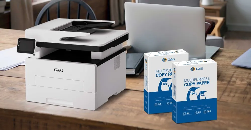 G&G laser printer and paper