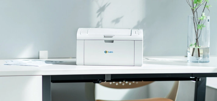 small black and white laser printer