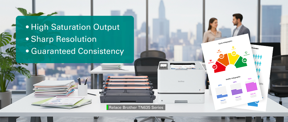 G&G Rolls Out High-Chroma TN635 Toner for Brother L8430CDW G&G Rolls Out High-Chroma TN635 Toner for Brother L8430CDW