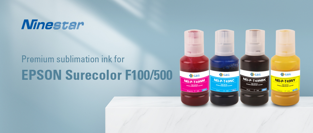 sublimation ink solution for Epson Surecolor F100/500 desktop printers