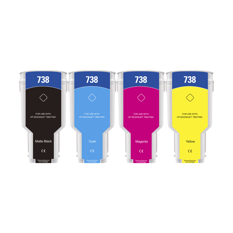 Remanufactured Ink Cartridges for HP 738