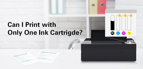 Can I Print with Only One Ink Cartridge?